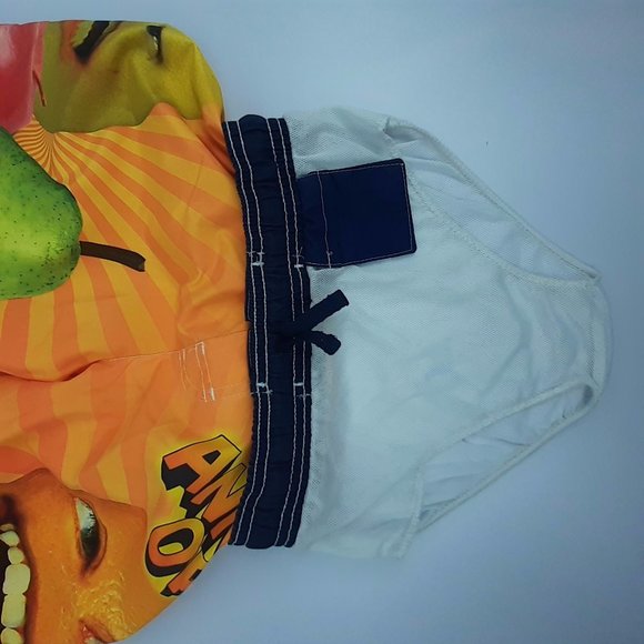 Annoying Orange Boy's Youth Board Shorts Swim Trunks Size 6/7 - Picture 3 of 6